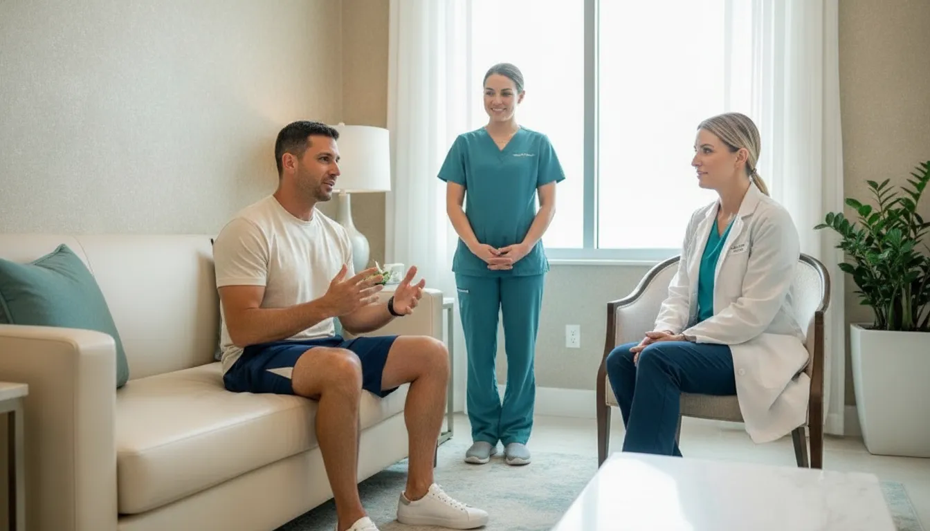 Physician consultation for EMS body sculpting Marco Island goals