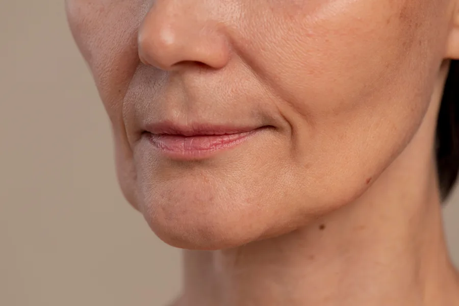 Frown lines Botox® treatment