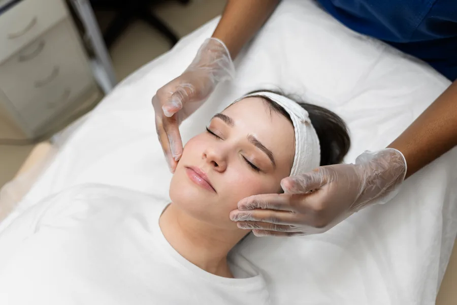 Provider discussing a personalized skincare treatment plan
