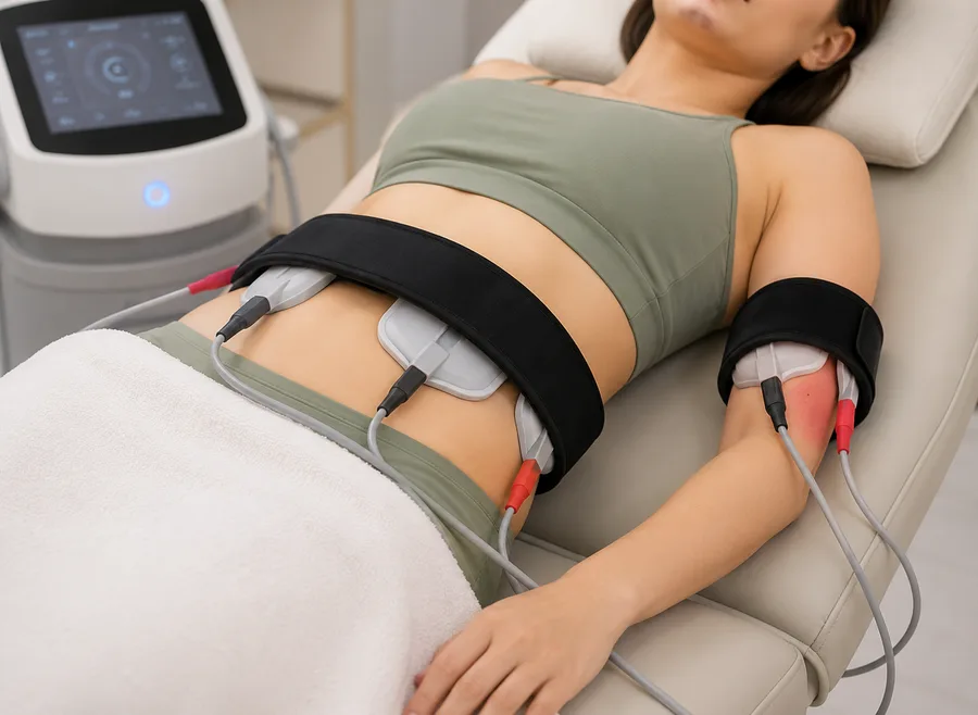 FlexMAX muscle toning using high-intensity electrical muscle stimulation