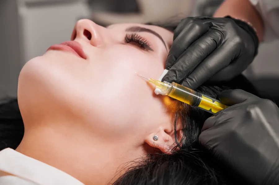 Plexr® handheld plasma device treating targeted skin