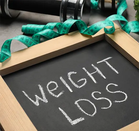 Weight Loss on Blackboard